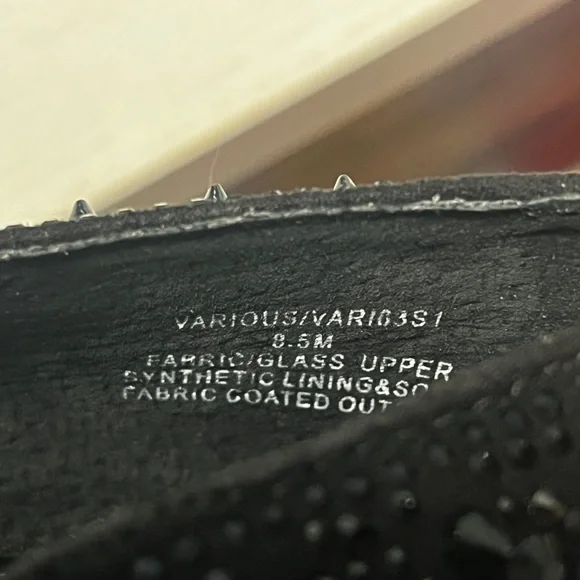 Steve Madden Black Spike Heels Sz 8.5 - Picture 8 of 8